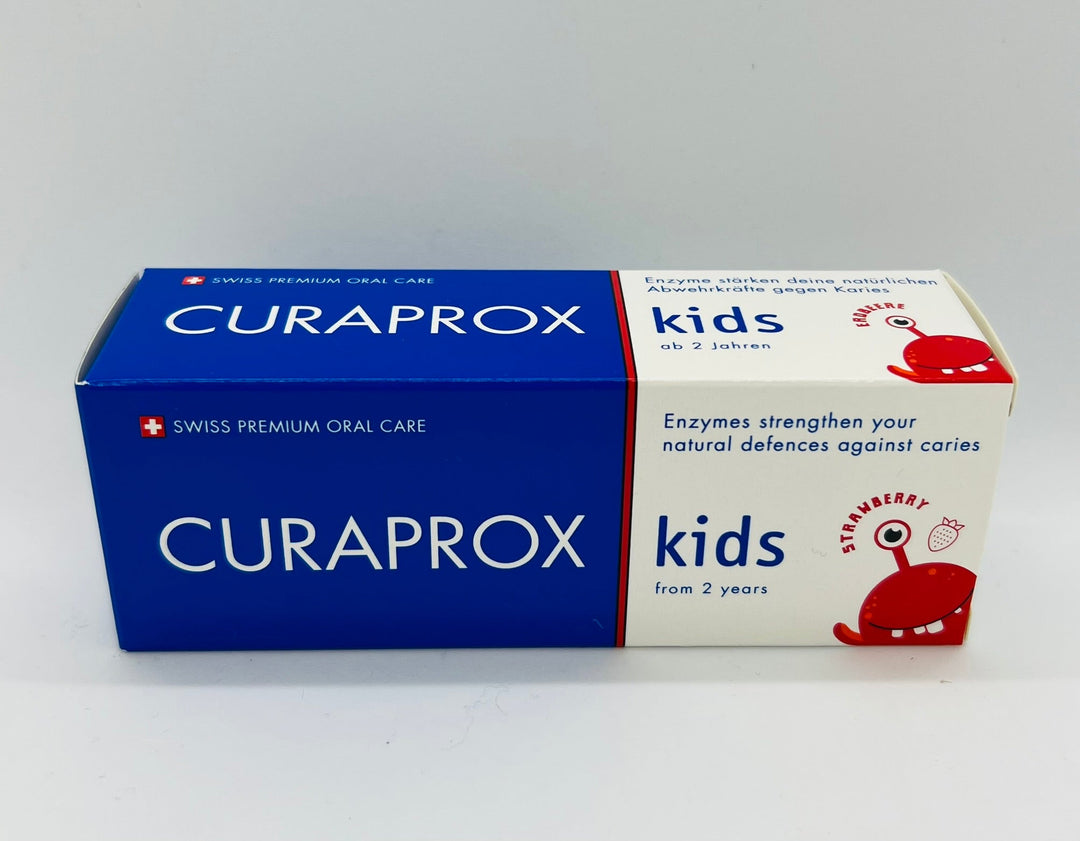 Curaprox kids ab 2 Jahre mit Fluor Erdbeere